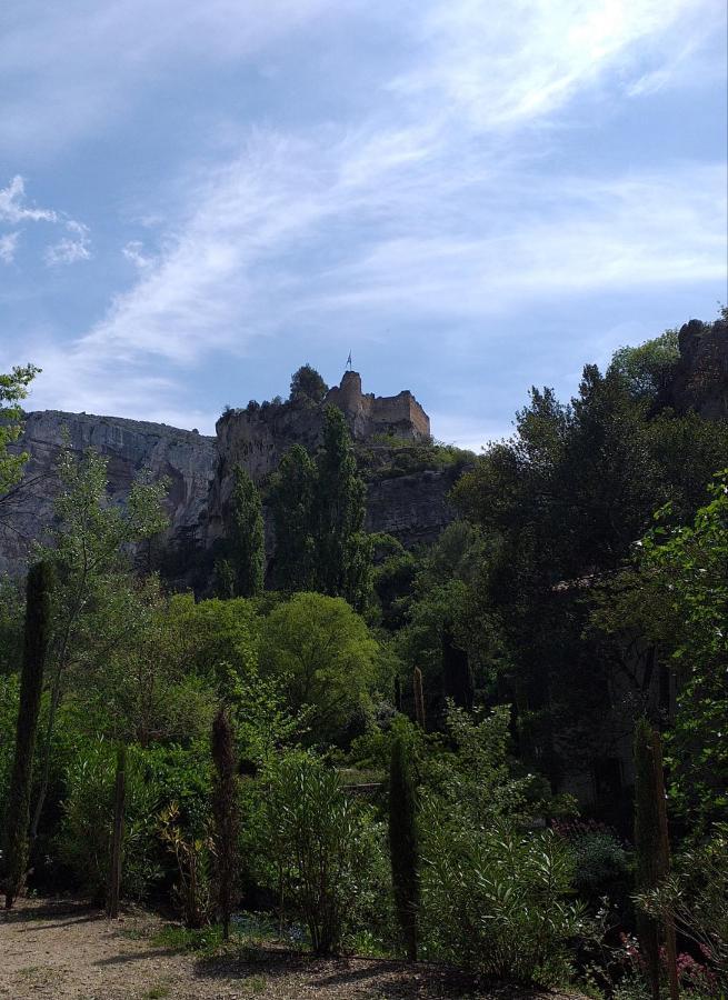 Maison Au Coeur De Fontaine De Vaucluse, Nichee Sur Le Rocher Et Surplombant La Sorgue Eksteriør billede